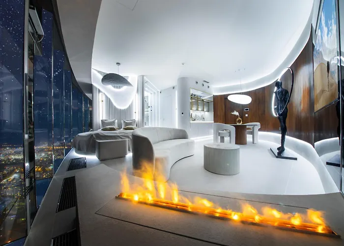 Apartment Sky Tower - 48 Pietro Penthousy Z Prywatna - Adult Only *