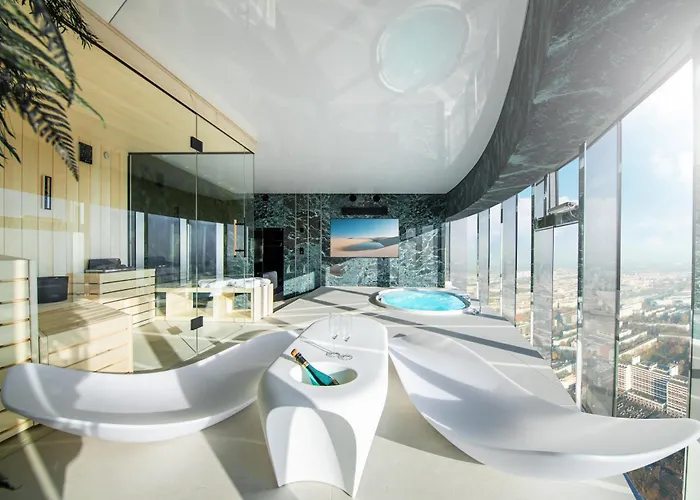 Sky Tower - 48 Pietro Penthousy Z Prywatna - Adult Only Apartment Breslau